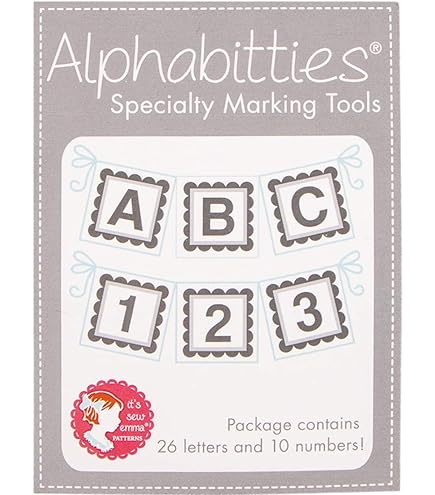 QYマステ　0707 Amazon.com: Blue Alphabitties Specialty Marking Tools by It's Sew