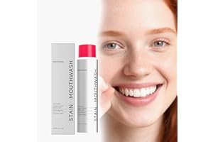 Stain Whitening Mouthwash with Hydrogen Peroxide, Gunk Removing Rinse for Fresh Breath & Whiter Teeth, Peroxide Mouthwash Inf