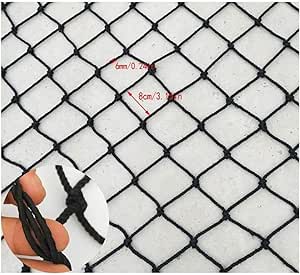 Red De Cuerda Los Niños Se Caen De Seguridad De Protección Neta Negro