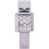 Heroes of Goo Jit Zu Minecraft Skeleton Stretchy Figure | 4-inch figure with unique goo filling stretches up to 3x size; Minecraft toy for kids, collect all 3