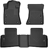 Husky Liners Weatherbeater Floor Mats | Fits 2019-2025 Nissan Altima | Front & 2nd Row, 3-pc Black - 99381