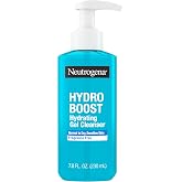 Neutrogena Hydro Boost Hydrating Gel Cleanser, Fragrance-Free, 7.8 fl. oz | Daily Face Wash Suitable for Sensitive Skin, Gentle Foaming Facial Cleanser, Noncomedogenic, With Hyaluronic Acid
