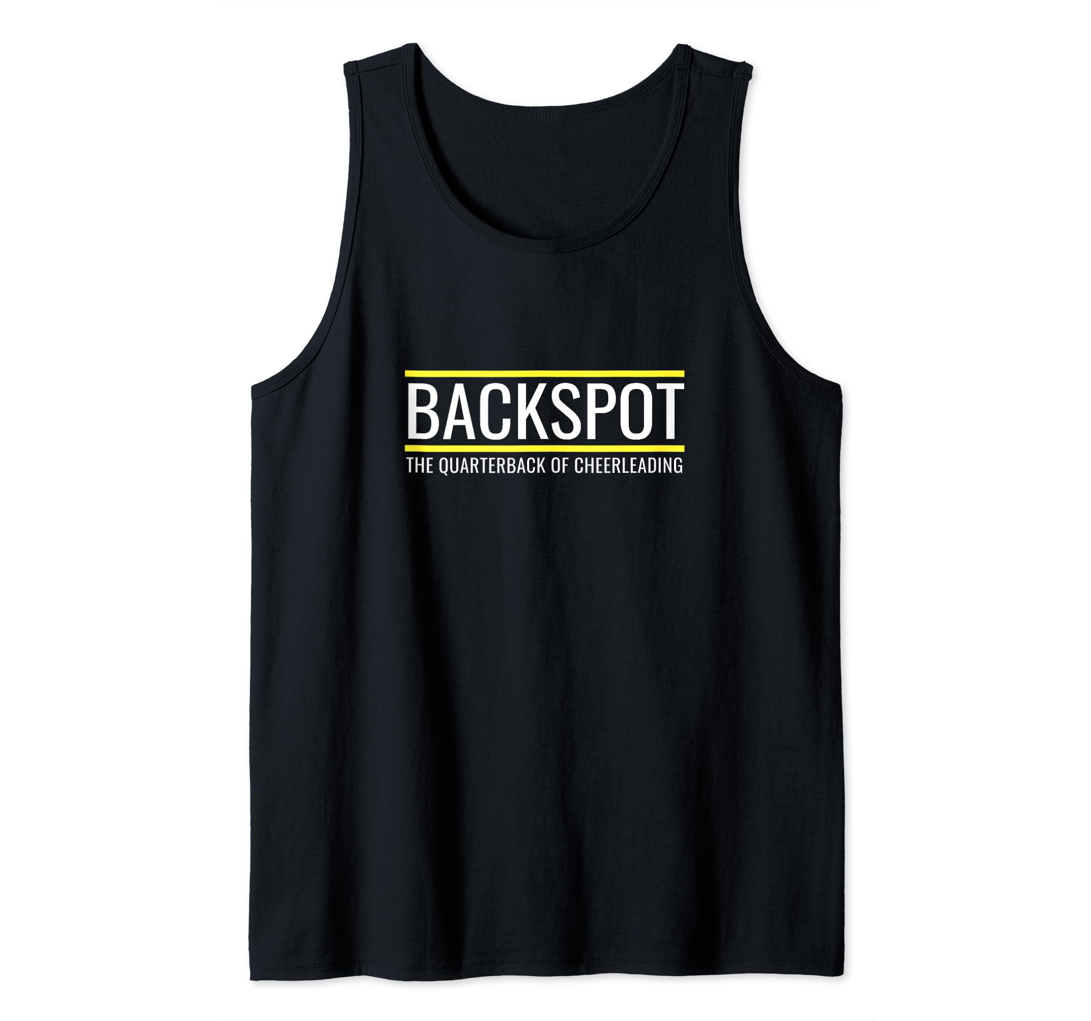 Cheer Backspot The Quarterback of Cheerleading Tank Top