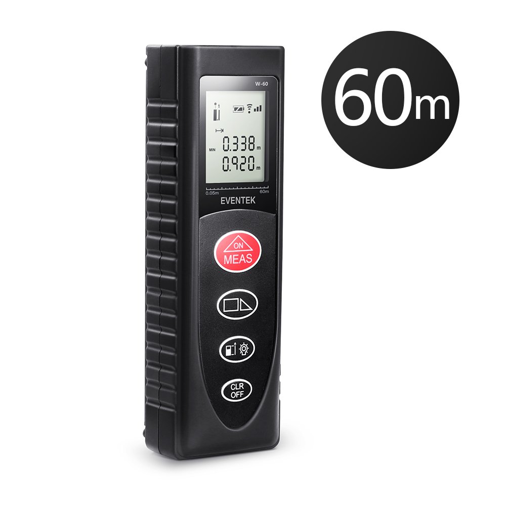 Laser Distance Meter, Eventek Portable Laser Measure Tool with