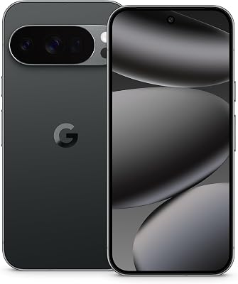 Pixel 10 Pro - Smartphone Android sbloccato con Gemini, sistema a tripla fotocamera posteriore, autonomia di oltre 24 ore e display Super Actua da 6,3" - Nero ossidiana, 128GB