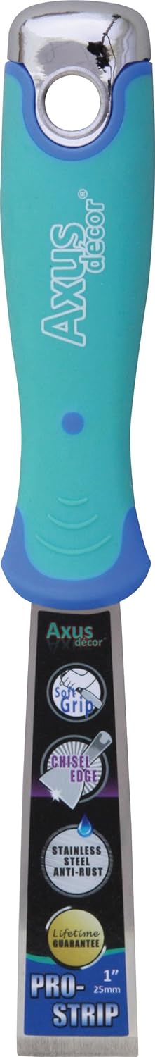 Axus Decor Pro-Strip Scraper (Blue Series) Wallpaper Scraper for Removing Paint and Wallpaper Ideal for Professional & DIY Projects