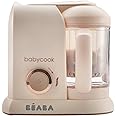 BEABA Babycook Solo 4 in 1 Baby Food Maker, Baby Food Processor, Steam Cook and Blender, Large Capacity 4.5 Cups, Cook Health