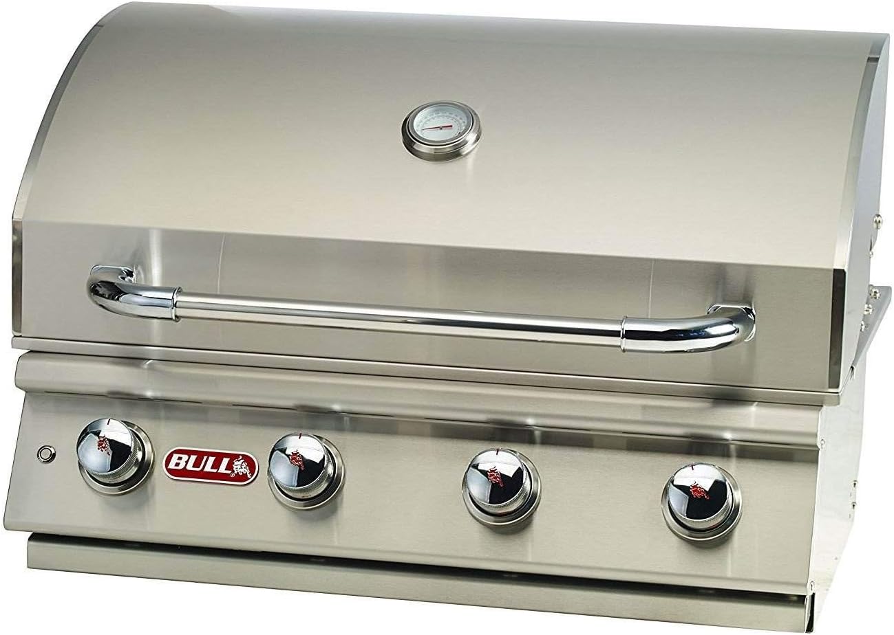 review Bull Lonestar Natural Gas Barbecue Grill Head, Double Doors & Refrigerator