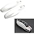 Cover Key Porsche Silver Center Remote Key Fob Case Cover For Porsche Panamera, Cayenne, Macan - ABS Plastic Replacement Shell Unbranded Key Fob Cover Silver