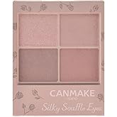 CANMAKE Silky Souffle Eyes 4-Color Eyeshadow Palette Matte Type 0.16 oz (4.8 g) (M06 Lima Greige)