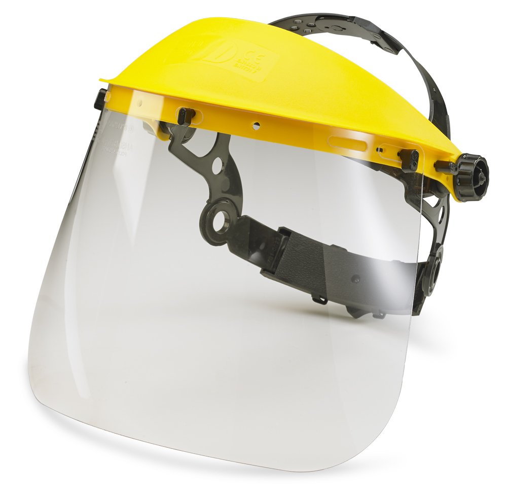 STANDARD FACE VISOR 7.5" CLEAR UNIVERSAL