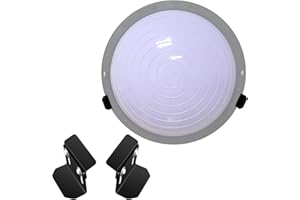 OMMUU Wall Mount Exercise Balance Ball Storage Bracket Yoga Ball Holder, Half Exercise Ball Rack for Strength Fitness Ball Tr