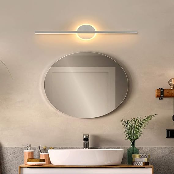 Qinmo Make-up-Lichter, dimmbare Spiegelleuchte, Badezimmerspiegel