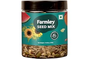 Farmley Raw Superfood Seed Mix | Healthy Superfood Gut Supplement | Premium Superfood Blend for Healthy Body | 325 g (11.46 oz)