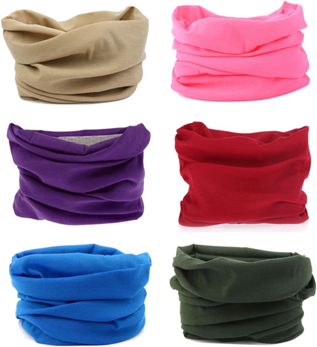 KINGREE9PCS Outdoor Headscarves, Womens and Mens Headband Headwear