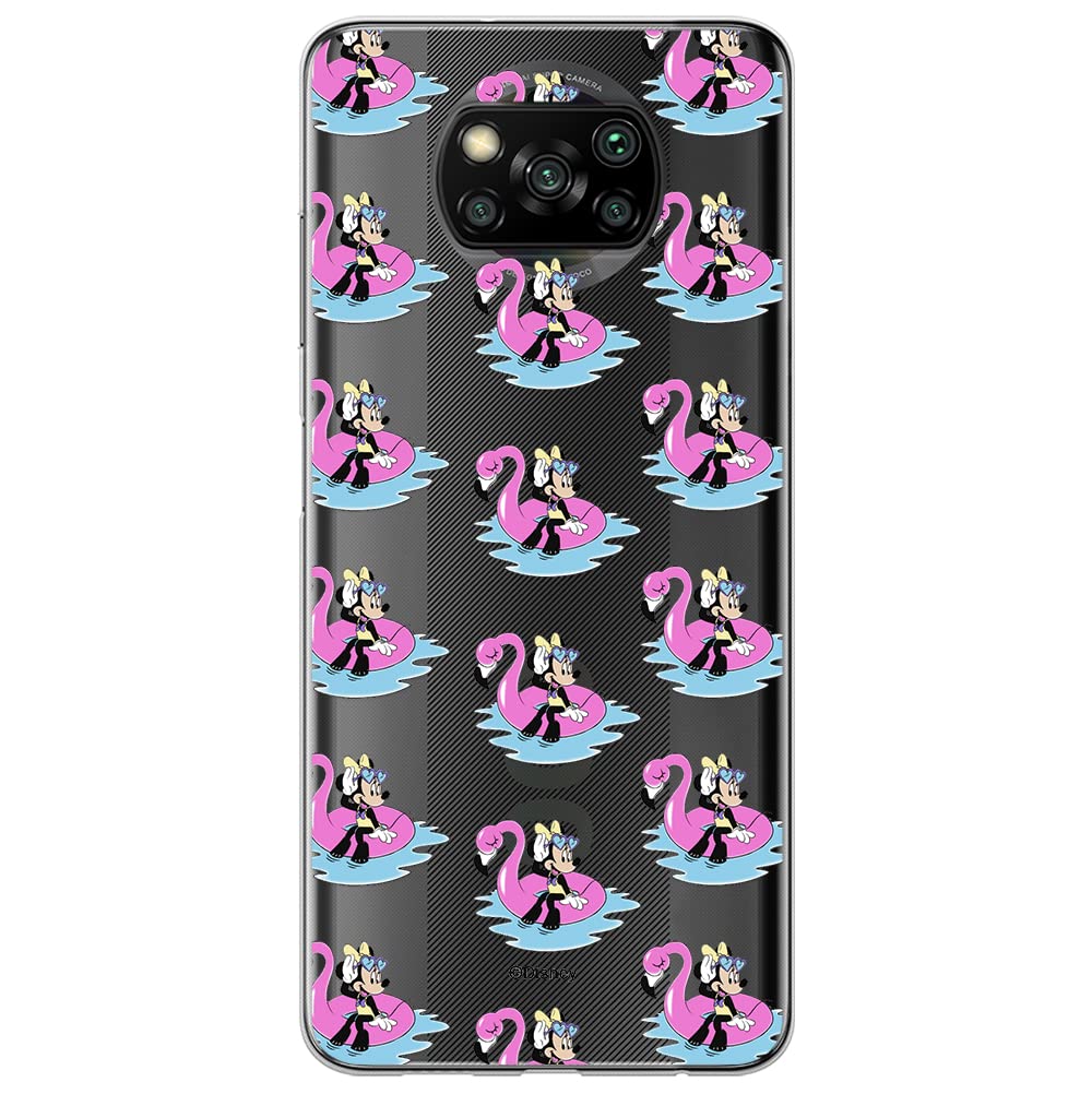 ERT GROUP mobile phone case for Xiaomi POCOPHONE X3 original and officially Licensed Disney pattern Minnie 023 optimally adapted to the shape of the mobile phone, partially transparent