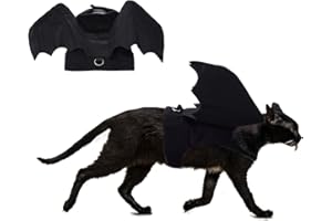 Rypet Bat Wings Pet Costume, Polyester Felt Cloth, Small, Halloween, Unisex, Durable, Easy to Clean, Bat Wings Costume for Small Dogs Cats
