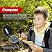 Kids binoculars - Outdoor adventure set - compact folding binoculars for kids, crank LED flashlight , spy glass , compass . For childrens bird watching , camping , pretend play - Educational toy