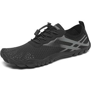 SAGUARO Water Shoes Men Beach Shoes Quick Dry Barefoot Shoes Waterproof Shoes Wide Toe Box Breathable Aqua Shoes for Swimming