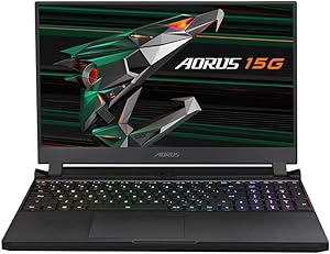 CUK AORUS 15G by Gigabyte 15 Inch Gamer Notebook (Intel Core i7, 64GB RAM, 2TB NVMe SSD, NVIDIA GeForce RTX 3080 8GB, 15.6