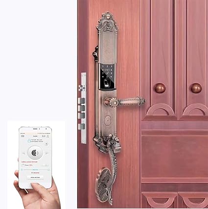 Zlqf European Retro Locks Digital Keypad Lock Biometric