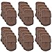 Rienar 24pcs Polyester Furniture Socks/Chair Leg Floor Protector,Coffee