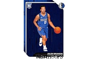 2018-19 NBA Hoops Basketball #243 Jalen Brunson Dallas Mavericks RC Rookie Card made by Panini