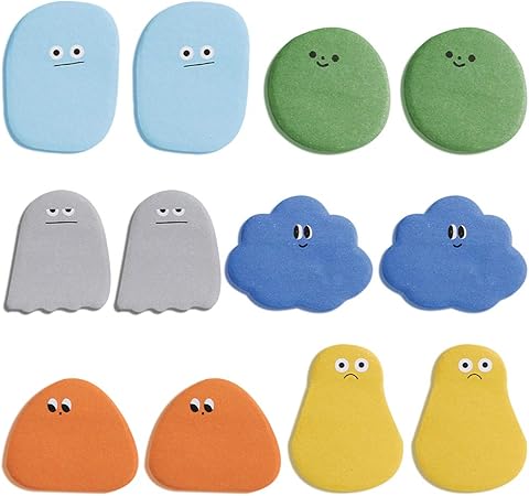 Amazon Cugbo 付箋 かわいい おもしろ カラフル メモ帳 強粘着 ノート メモ用紙 ふせん 付箋紙 ふせん メッセージカード 文房具 超徳用 12個セット 360枚 タイプ4 付箋 文房具 オフィス用品