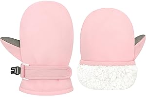 Olreco Baby Toddler Mittens Waterproof Infant Baby Winter Mittens Toddler Snow Gloves for Kids Winter Gloves for Boys Girls