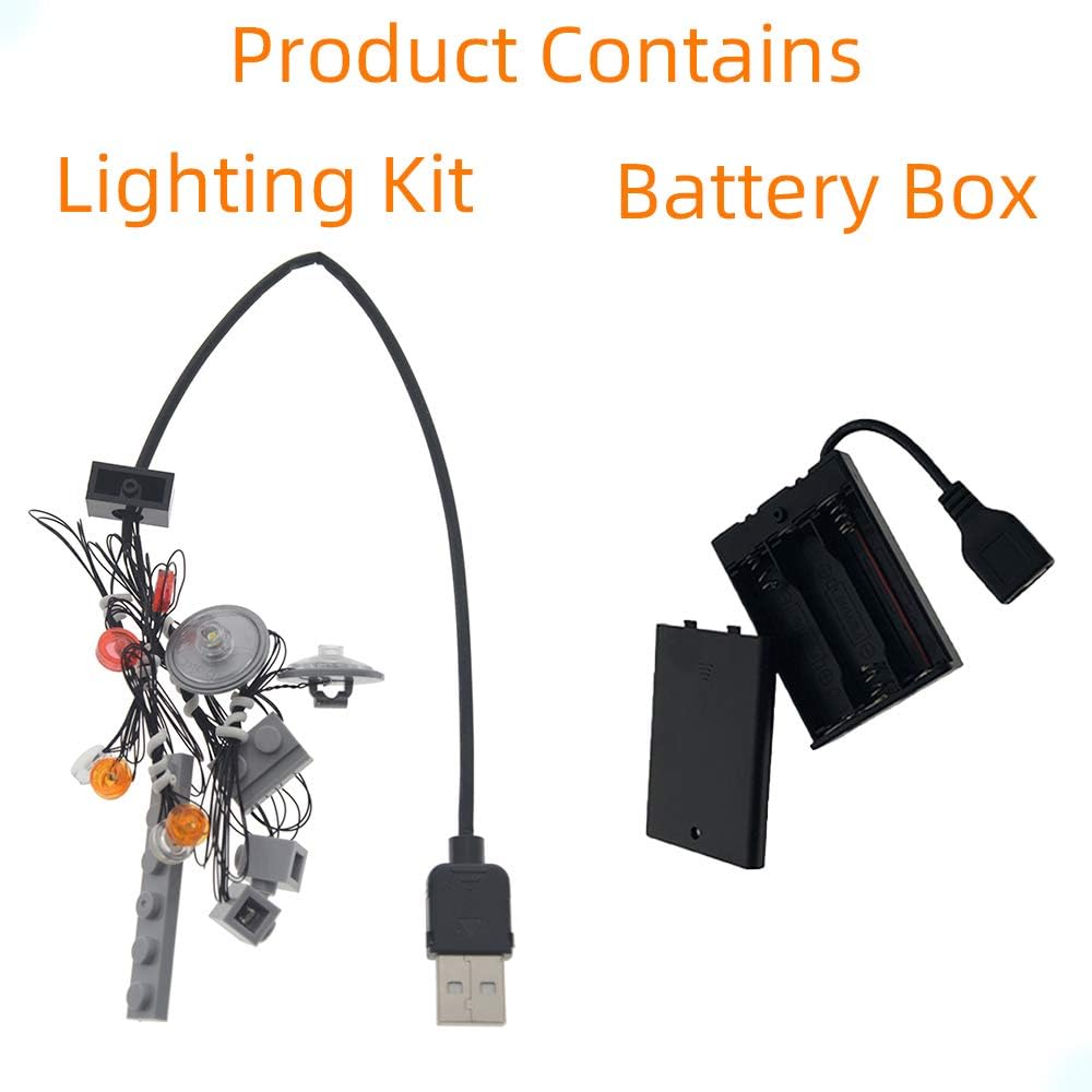 GEAMENT LED Light Kit Compatible with LEGO James Bond Aston Martin DB5 Car - for Creator Expert 10262 Model (Building Set Not Included) - Image 3