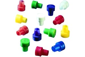 Wilmad 521-ASST-100 Lab Glass Disposable Caps for 5 mm OD NMR Tubes (Pack of 100)