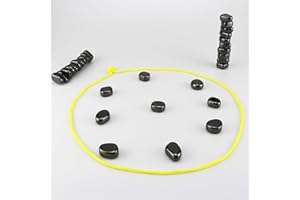 FASIGO Magnetic Chess Game, Magnetic Chess Game with Stones, Magnetic Chess Game with Rocks, Magnet Game with String, Magnet Chess Game, Puzzle Strategy Games for Kids and Adults