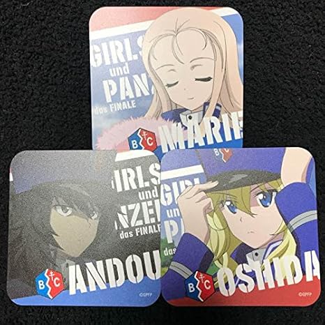 Amazon Co Jp ガルパンカフェ コースター 自由学園 マリー 安藤 押田 ホビー 通販