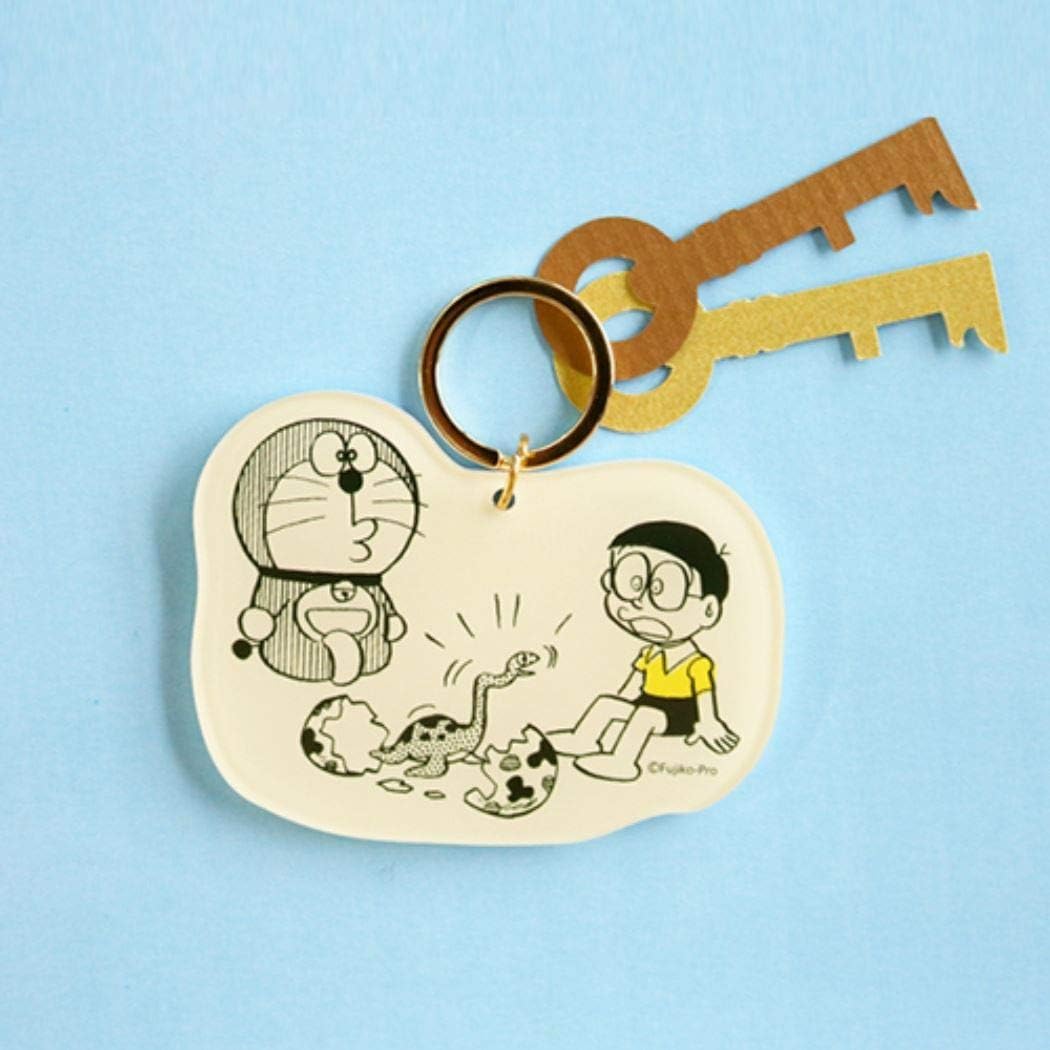 Amazon ドラえもん アクリル キーホルダー キーリング 50周年記念 ブルー アニメ 萌えグッズ 通販
