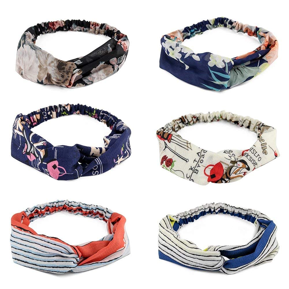 Buy LACE IT Soft Headbands for Women, 12 pcs Top Knot Headbands for