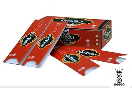 SEGGO Captain GoGo Filter Tips 2 Filter Tip + 2 Rolling Paper (Full Box -50 Pcs.)