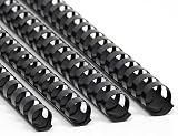 Rayson Binding Combs 125-200 Sheet 16 20 22 25 mm A4 Black Pack of 40