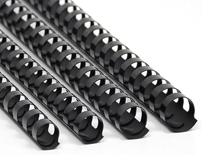 Rayson Binding Combs 125-200 Sheet 16 20 22 25 mm A4 Black Pack of 40
