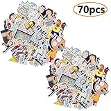 70 Pcs Car Stickers, Decals For Skateboard and Laptop