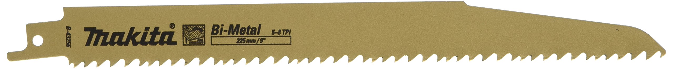 Makita B-43256 Reciprocating Saw Blades - Wood/Metal Heavy Duty