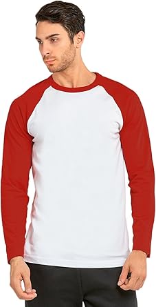 red white raglan