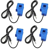 SazkJere 4PCS SCT-013-000 100A Non-invasive Split Core Current Transformer Sensor SCT013 0-100A (100A 50mA)