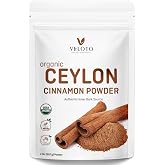 VELOTO Organic Ceylon Cinnamon Powder, 2lb, Premium Grade Ceylon | Fine Ground True Cinnamon for Spice &amp; Seasoning, Great for Baking, Cooking &amp; Drinks, Vegan Non-GMO &amp; Gluten-Free