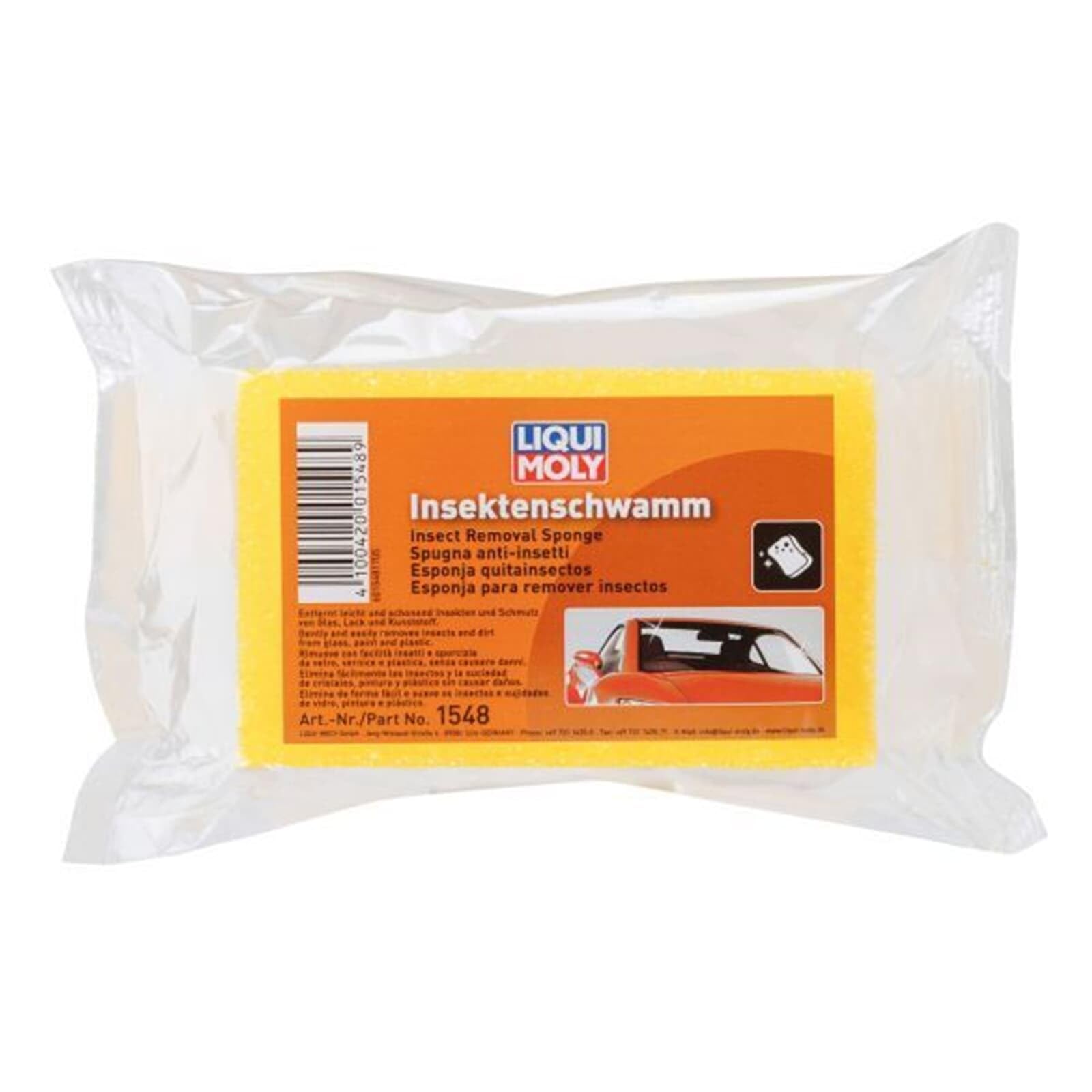 Liqui Moly 1548 Insect Sponge 1- Piece, Yellow
