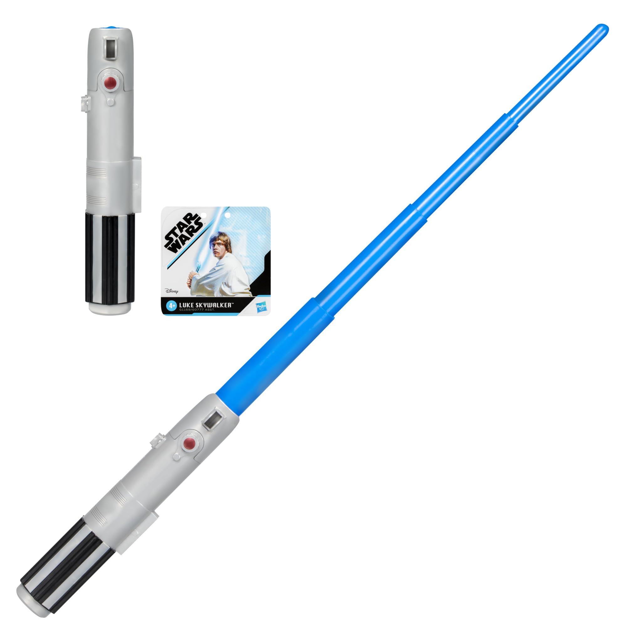 STAR WARS Non-Electronic Luke Skywalker Lightsaber, Officially Licensed Blue Lightsaber, Roleplay Toys Boys & Girls Ages 4+