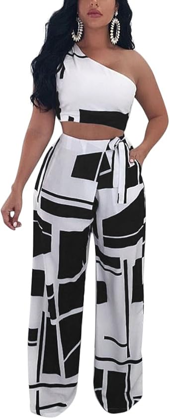 loose pants with crop top