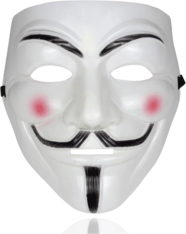 Maschera da vendetta come accessorio per costumi da donna e da uomo, da bambino e da adulto, in occasione di carnevale anonimo e in maschera — foto 1 di 8