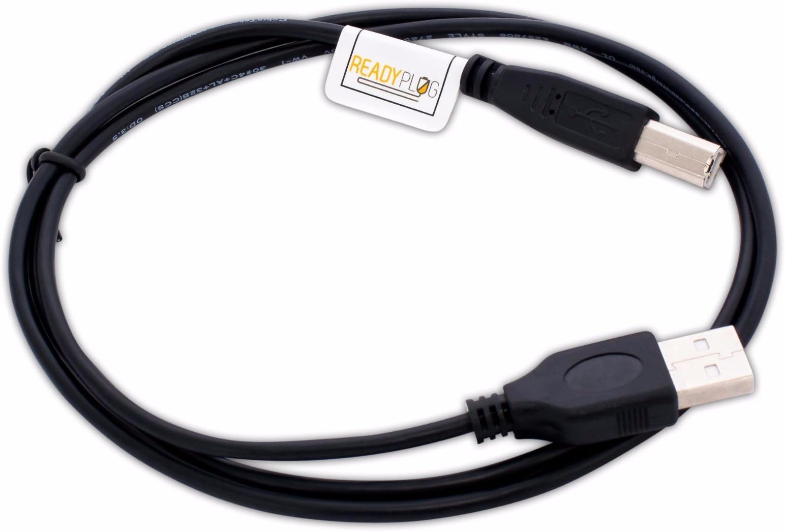 ReadyPlug USB Cable Compatible with HP Envy 5530 e-All-in-One Printer A9J40A#B1H Printer (3 Feet, Black)