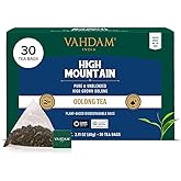 VAHDAM, High Mountain Oolong Tea Bags (30 Count) Non GMO, Gluten Free | High Grown Oolong Tea Leaves - Light & Floral | Resealable Ziplock Pouch