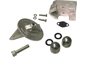 US MARINE PRODUCTS LLC Zinc Anode Kit For Mercruiser Alpha 1 Gen 1 And MR Outdrives Includes Hardware Replaces Mercury 97-888756Q04, Quicksilver 888756Q04, Tecnoseal 20800, Seachoice 95001, Martyr CMALPHAGEN1KITZ